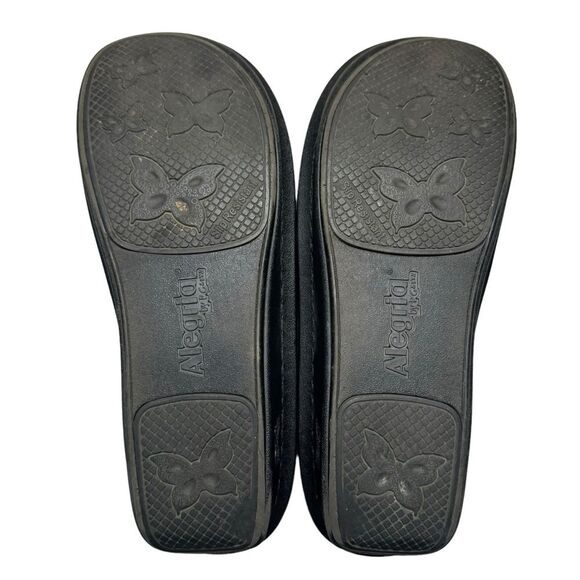 Alegria Women's Debra Herbaceous Textured Leather Slip On Nursing Clogs Shoes 39 - Picture 6 of 7